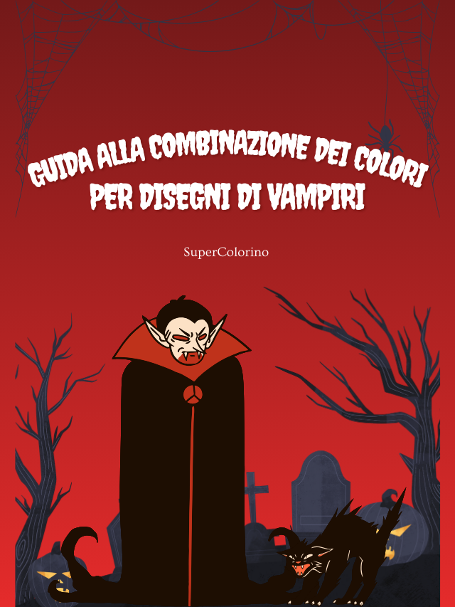 Guida alla combinazione dei colori per disegni di vampiri