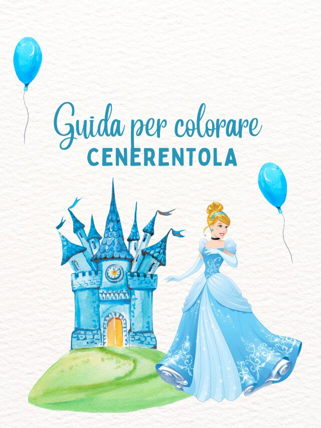 Guida per colorare Cenerentola