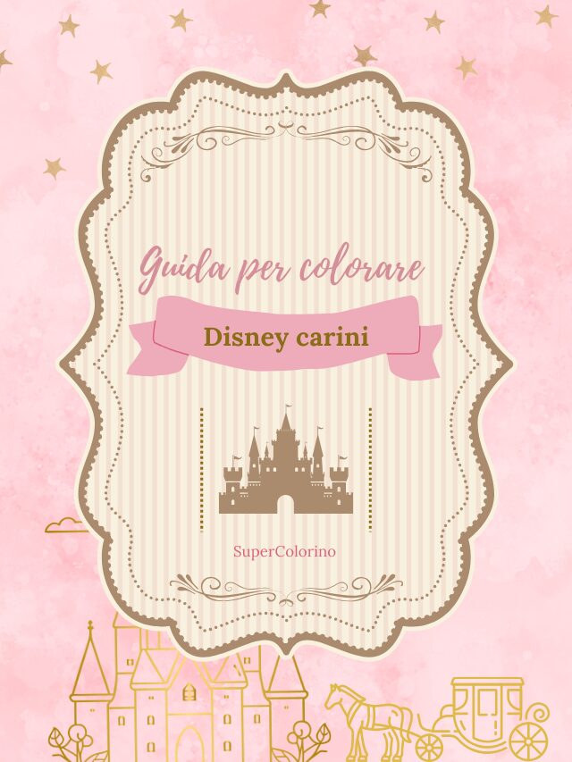 Guida per colorare Disney carini