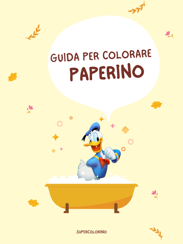 Guida per colorare Paperino