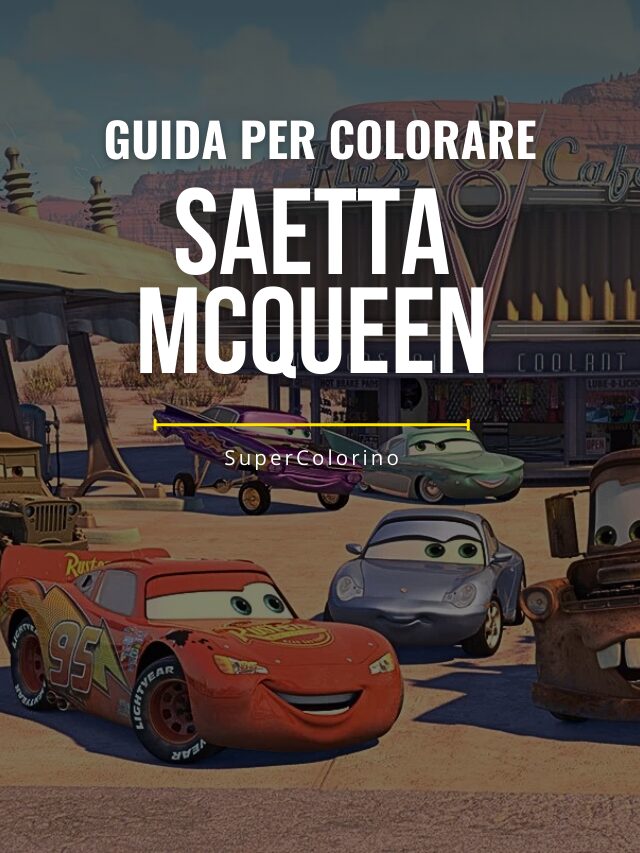 Guida per colorare Saetta McQueen