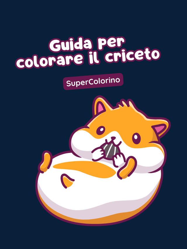 Guida per colorare il criceto