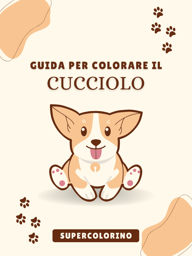 Guida per colorare il cucciolo