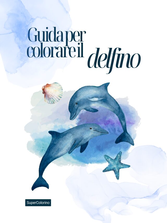 Guida per colorare il Delfino