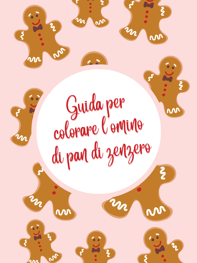 Guida per colorare l’omino di pan di zenzero