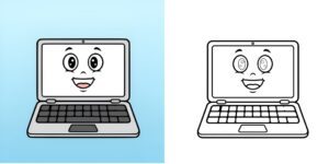computer da colorare ft