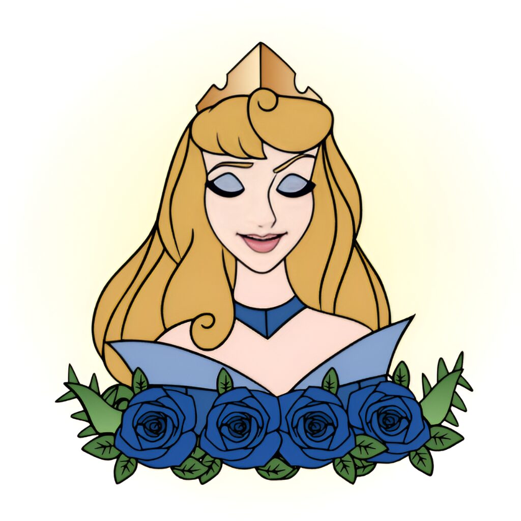 Malen nach Zahlen von Prinzessin Aurora
