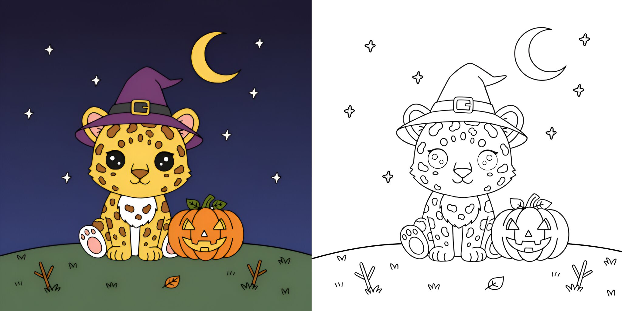 Coloriage guépard ft