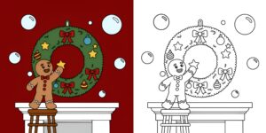 Lebkuchen-Malbuch ft