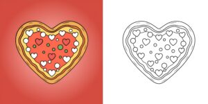 Pizza färben ft