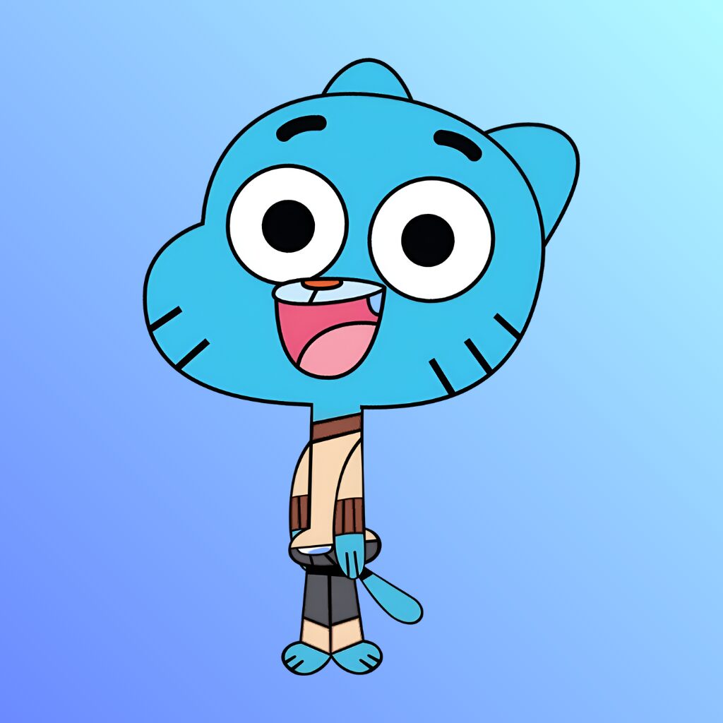 Gumball-Malvorlagen nach Zahlen