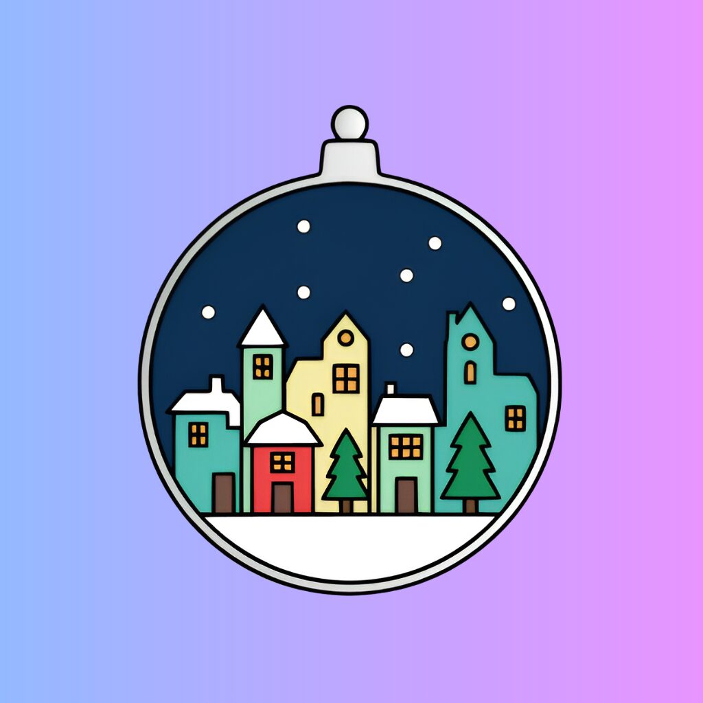Coloriage par numéros de boules de Noël