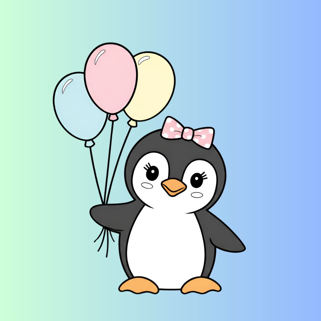 Coloriage de pingouin par numéros