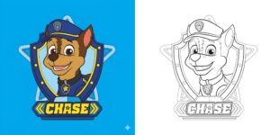 chase paw patrol da colorare ft