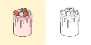 Färben von Kuchen ft